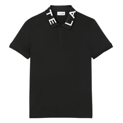 Áo Polo Nam Lacoste Slim Fit Jacquard Branded PH9538 031 Màu Đen Size 5