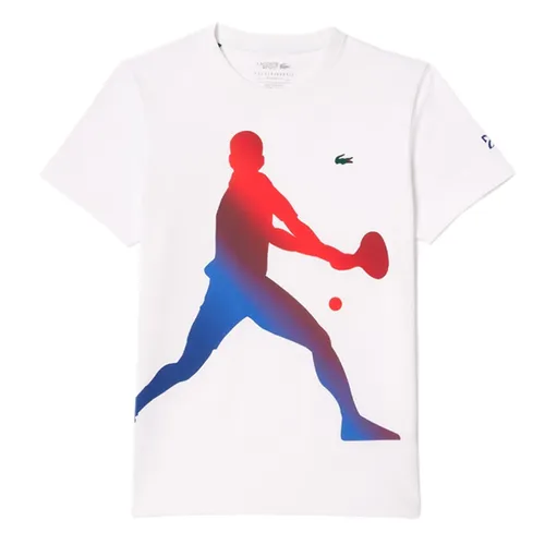 Áo Thun Nam Lacoste Novak Djokovic T-shirt TH7516 001 Màu Trắng Size 5
