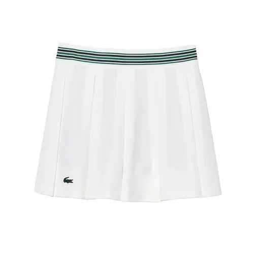 Chân Váy Nữ Lacoste Pique Sport Skirt With Liner JF0990 54G 7WJ Màu Trắng Size 36