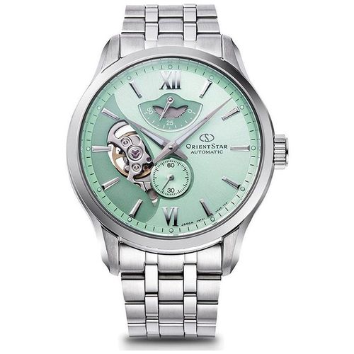Đồng Hồ Nam Orient Star Layered Skeleton RE-AV0B11E00B Màu Xanh Bạc