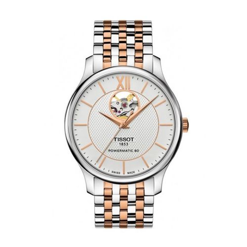 Đồng Hồ Nam Tissot Open Heart Demi Rose T063.907.22.038.01 Màu Bạc Vàng Hồng