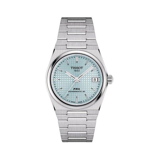 Đồng Hồ Nữ Tissot PRX Powermatic 80 35mm ICE BLUE T137.207.11.351.00 (T1372071135100) Màu Xanh Bạc