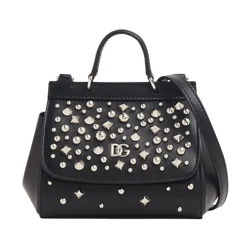 Túi Xách Tay Nữ Dolce & Gabbana D&G Sicily Mini Bag EB0003AV57480999 Màu Đen