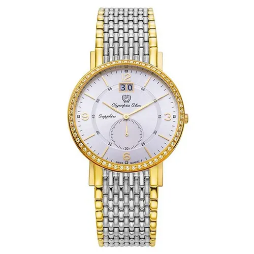 Đồng Hồ Nam Olympia Star OPA58012-04DMSK-T Màu Demi (Vàng - Bạc)