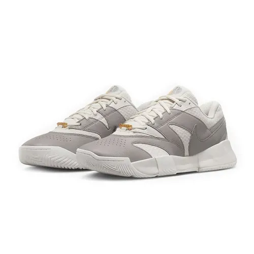 Giày Tennis/Pickleball Nike Court Lite 4 Premium Gold Flair Pack FZ1220-001 Màu Xám Size 40.5