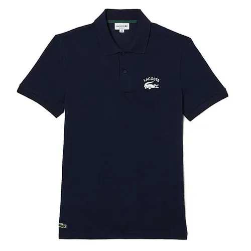 Áo Polo Nam Lacoste Regular Fit Branded Stretch PH9535 - 166 Màu Xanh Navy Size 5