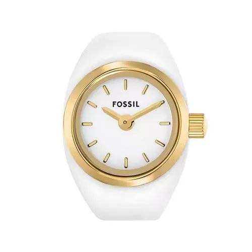 Đồng Hồ Dạng Nhẫn Nữ Fossil Watch Ring Two-Hand Gold-Tone Stainless Steel ES5412 Màu Vàng Trắng