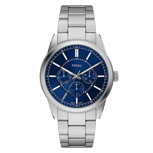 Đồng Hồ Nam Fossil Pearson Multifunction Stainless Steel Watch FS6134 Màu Xanh Bạc