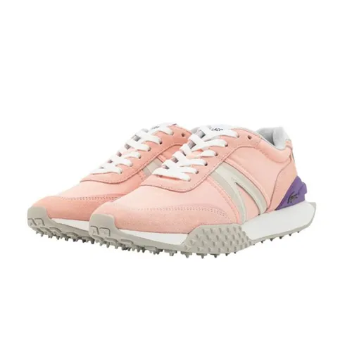 Giày Thể Thao Nữ Lacoste Women's L-Spin Deluxe Mixed Material Trainers 46SFA0006 208 Màu Hồng Size 5.5