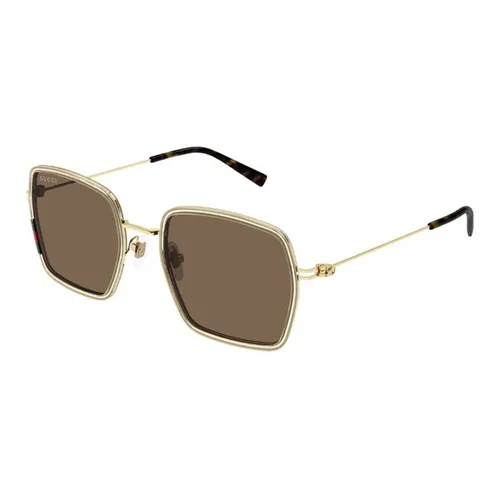 Kính Mát Nữ Gucci GG1848S 003 Màu Nâu Vàng