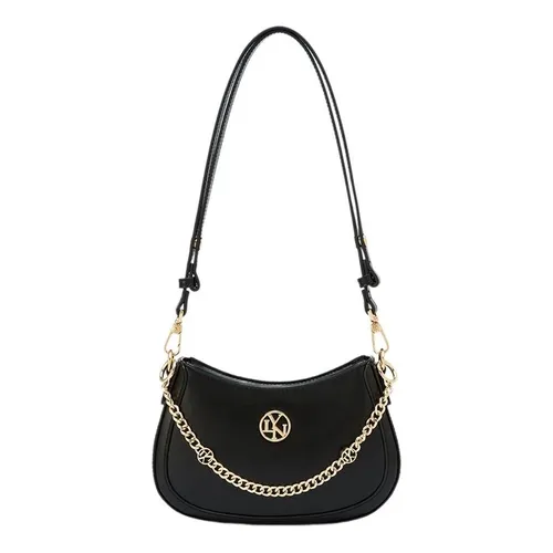 Túi Đeo Vai Nữ Lyn Mona Mini Shoulder Bag - Black LL25CBF035 Màu Đen