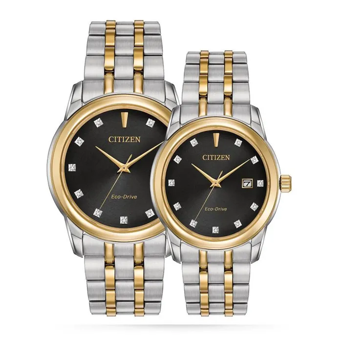 Đồng Hồ Đôi Citizen BM7344-54E - EW2394-59E