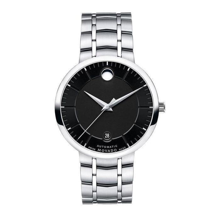 Đồng Hồ Nam Movado 0606914 Màu Đen Bạc