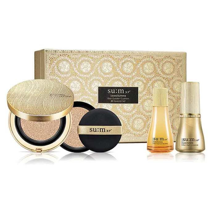 Set Phấn Nước Su:m37 Losec Summa Elixir Golden Cushion SUM37