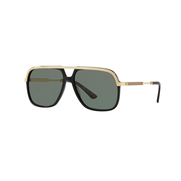 Kính Mắt Gucci Sunglasses Black / Gold GG0200S 001