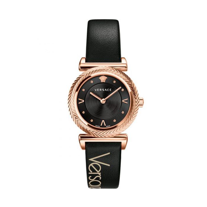Đồng Hồ Nữ Versace V-Motif BlackRose - VERE00818 Màu Đen