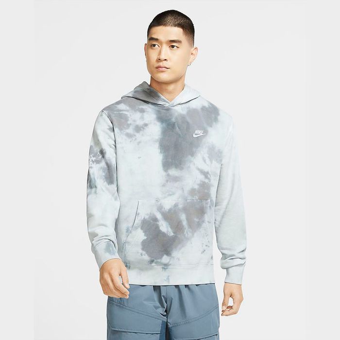 Áo Nike Sportswear Men's Tie-Dye Pullover Hoodie (CU4346-077) Màu Xám Trắng