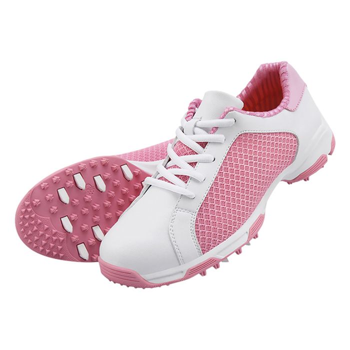 Giày Golf Nữ PGM Women Air Permeable Golf Shoes XZ091 Màu Trắng Phối Hồng