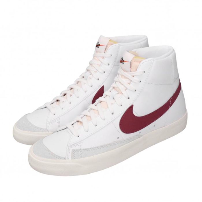 Giày Thể Thao Nike Blazer Mid BQ6806102 Màu Trắng Đỏ