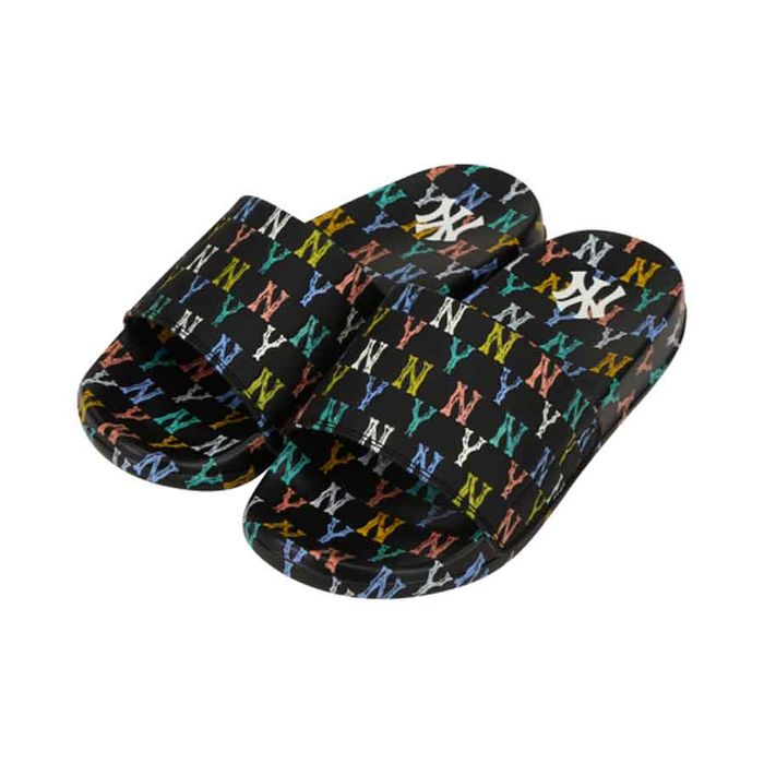 Dép MLB New Mound Monogram New York Yankees 32SHHM111-50L Màu Đen Size 230