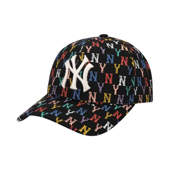 Mũ MLB Monogram Rainbow Structure Ball Cap New York Yankees 32CPFM111-50L