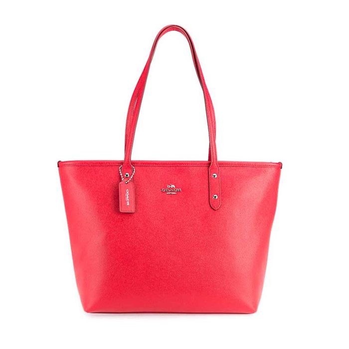 Túi Tote Coach Red Saffiano Tote Màu Đỏ