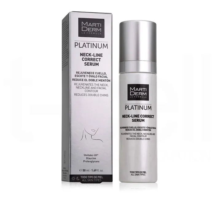 Tinh Chất Hỗ Trợ Làm Săn Chắc Và Trẻ Hoá Da Vùng Cổ MartiDerm Platinum Neck Line Correct Serum 50ml