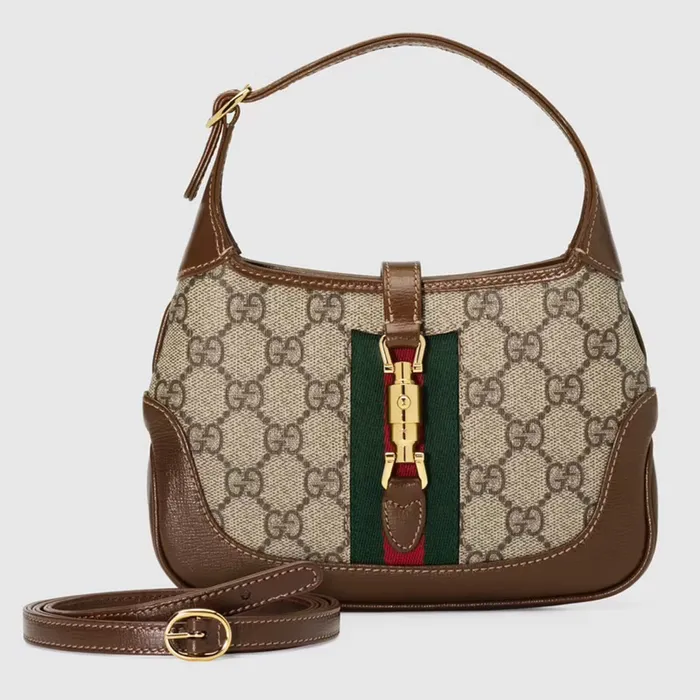 Túi Xách Gucci Jackie 1961 Mini Shoulder Bag Màu Nâu N-QL