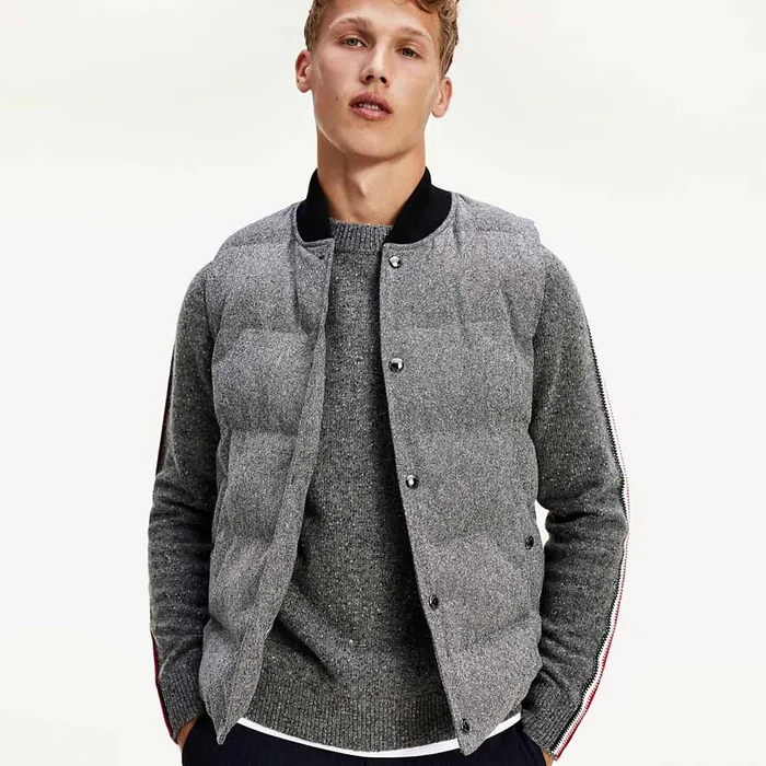 Áo Khoác Tommy Hilfiger Icon Channeled Vest Màu Xám Size 48