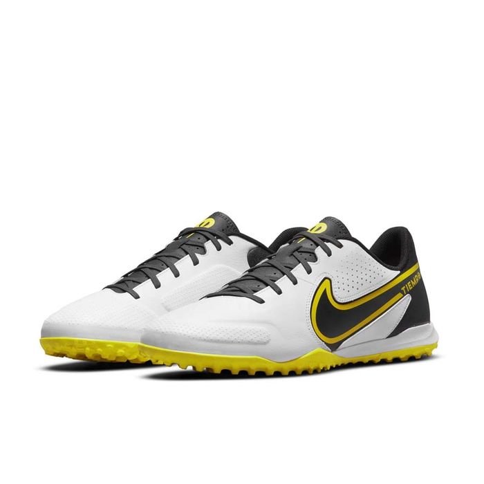 Giày Đá Bóng Nike Tiempo Legend 9 Academy TF  DA1191-107 Trắng/Đen/Vàng