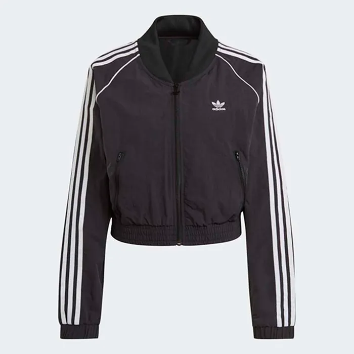 Áo Khoác Nữ Adidas Adicolor Classics Cropped Fashion Track Jacket GN2791 Màu Đen Size L