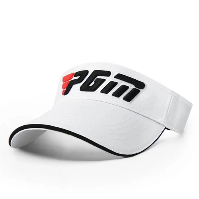 Mũ Golf Lưỡi Trai Nửa Đầu PGM MZ025 Men's Ball Cap Màu Trắng