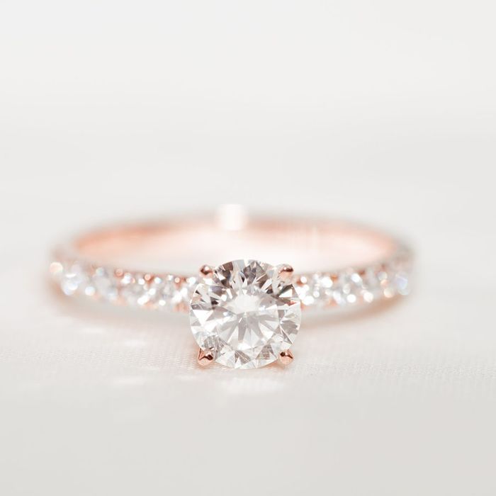 Nhẫn Đính Hôn Morina Laverna N0345 Màu Vàng Hồng