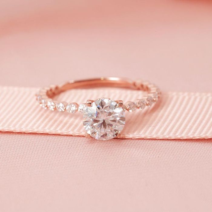 Nhẫn Đính Hôn Morina Usha N0503 Màu Vàng Hồng