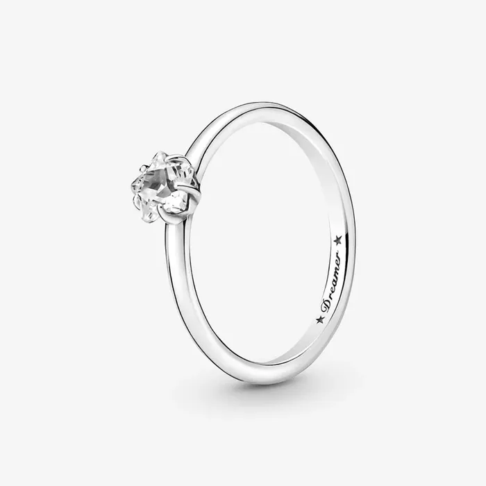 Nhẫn Pandora Celestial Sparkling Star Solitaire Ring Size 56