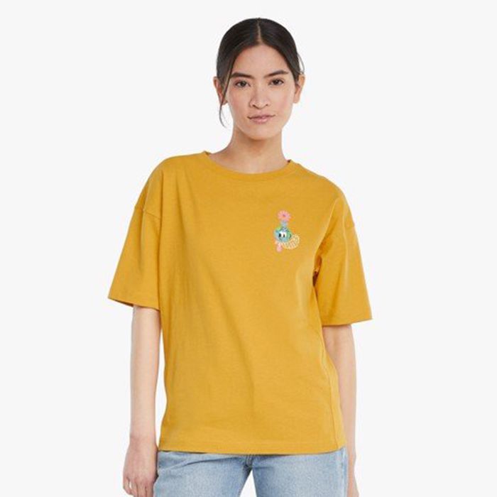 Áo Thun Nữ Puma Downtown Graphic Màu Vàng