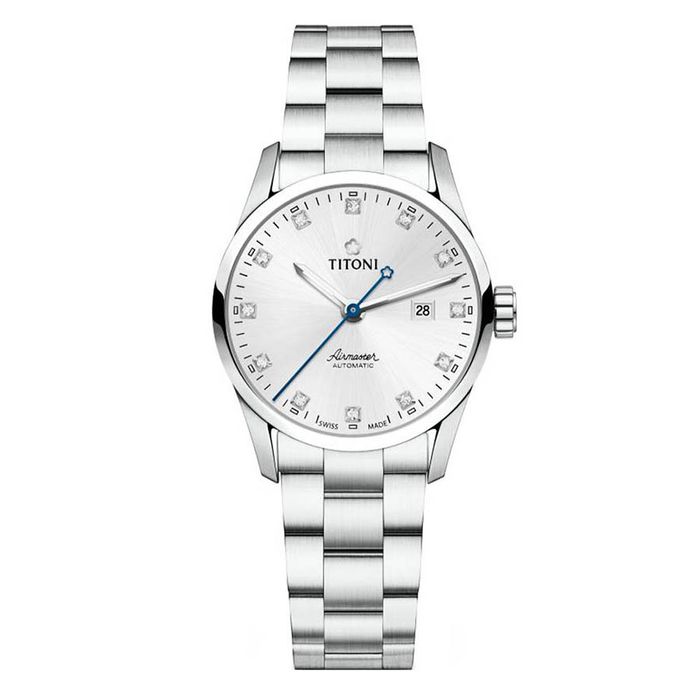 Đồng Hồ Nữ Titoni 23743 S-581 29mm Màu Bạc