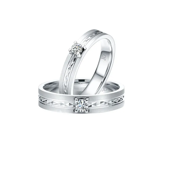 Nhẫn Cưới Meez Only You Wedding Ring Vàng Trắng