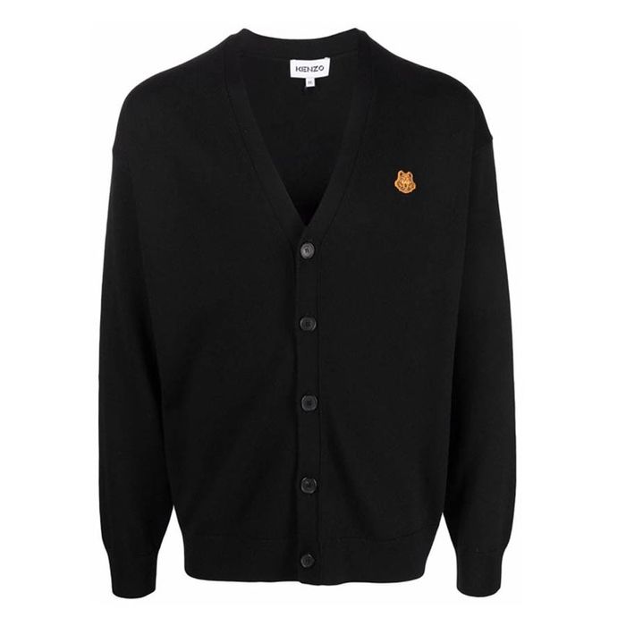 Áo Cardigan Kenzo Tiger-Motif Cardigan Màu Đen Size S