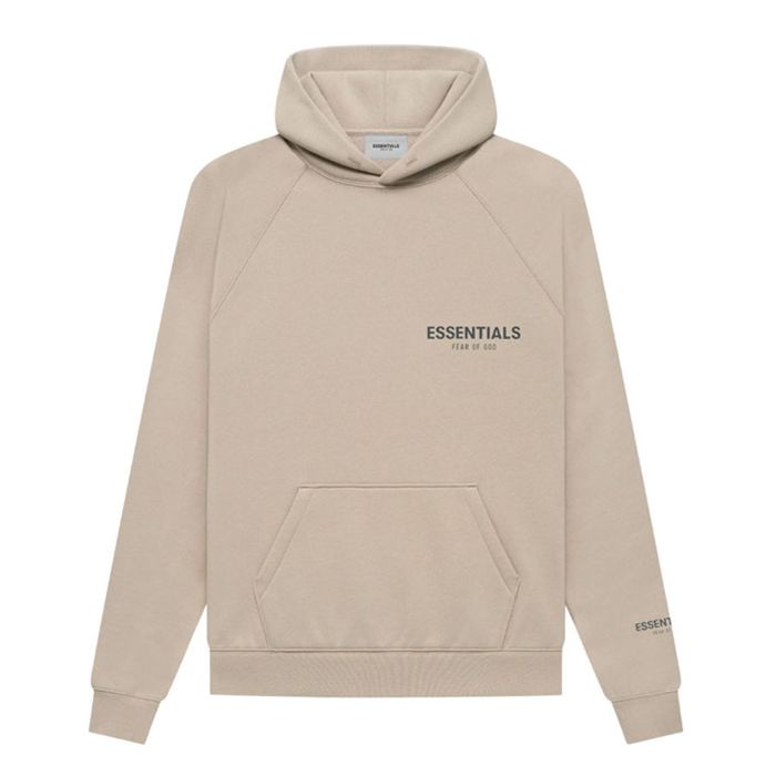 Áo Hoodie Fear Of God Essentials Pullover Hoodie String Màu Nâu