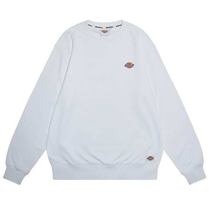 Áo Sweatshirt Dickies French Terry Brand Logo Embroidery Badge White DK009428C4D Màu Trắng