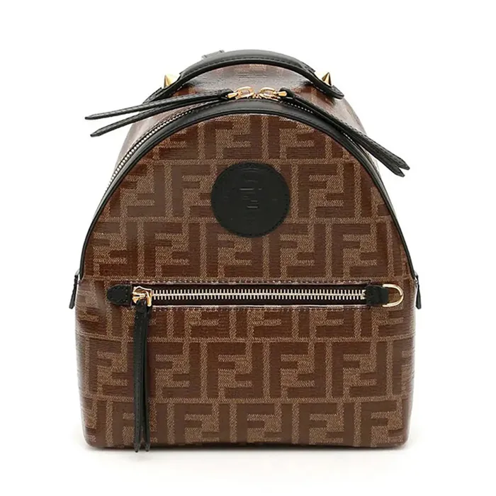 Balo Fendi Mini Ff Backpack 8BZ038 A5K4 Màu Nâu