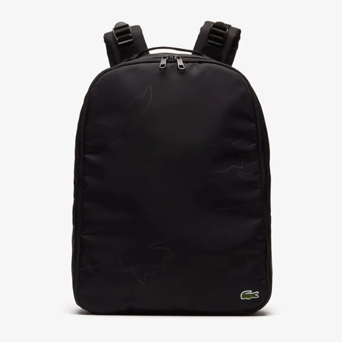 Balo Lacoste Oversized Croc Backpack Màu Đen