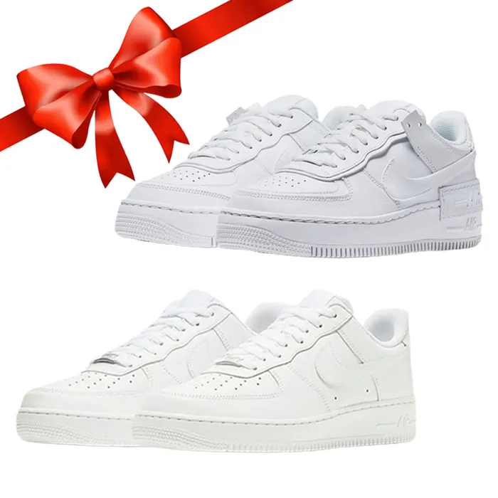 Combo Giày Nike Air Force 315115 112 Size 37.5 Và Shadow Triple White CI0919-100 Size 36.5