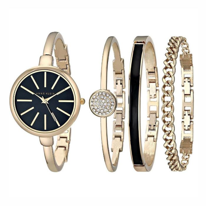 Đồng Hồ Anne Klein AK/1470GBST Kèm 3 Lắc Tay Cho Nữ