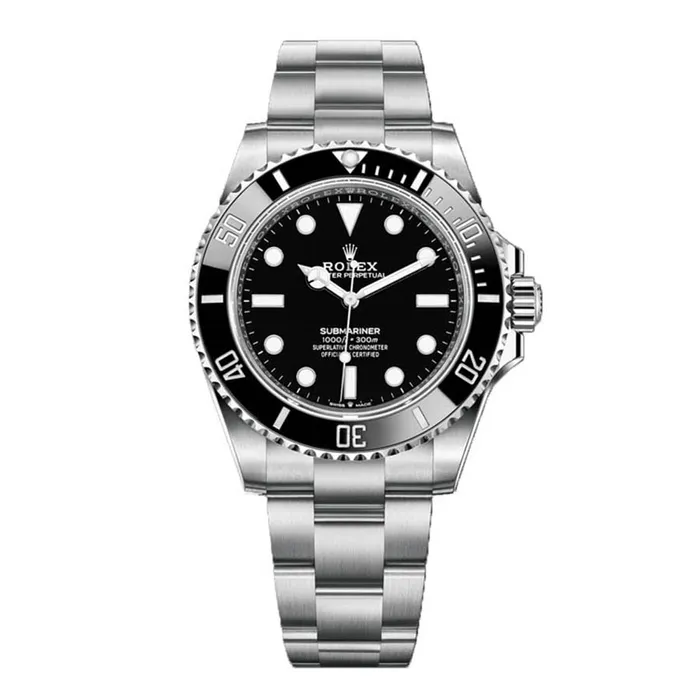 Đồng Hồ Nam Rolex Submariner 124060 Mặt Số Đen