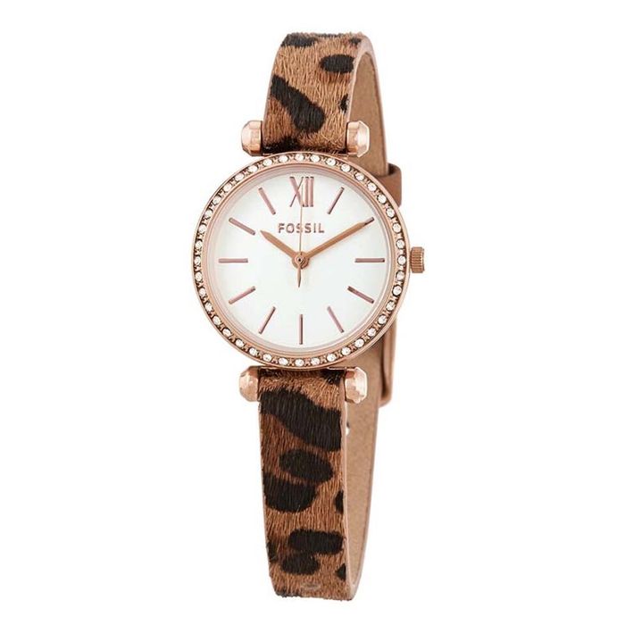 Đồng Hồ Nữ Fossil Tillie Mini Quartz Silver Dial Ladies Watch BQ3556 