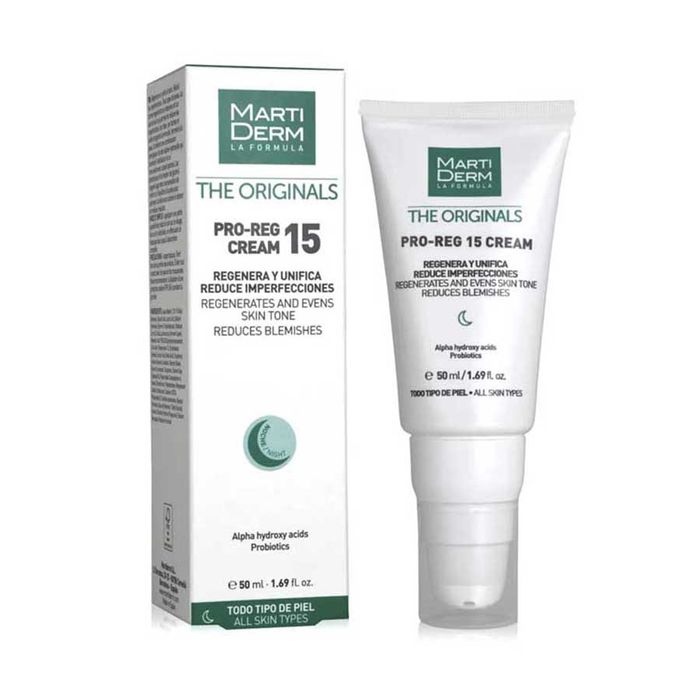 Kem Dưỡng Đêm Tái Tạo Da Chuyên Sâu 15% AHA - MartiDerm The Originals Pro Reg 15 Cream 50ml