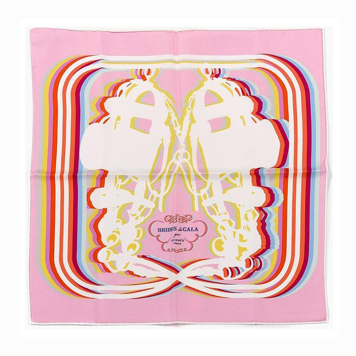 Khăn Nữ Hermès Brides De Gala Shadow Flanges Phối Màu