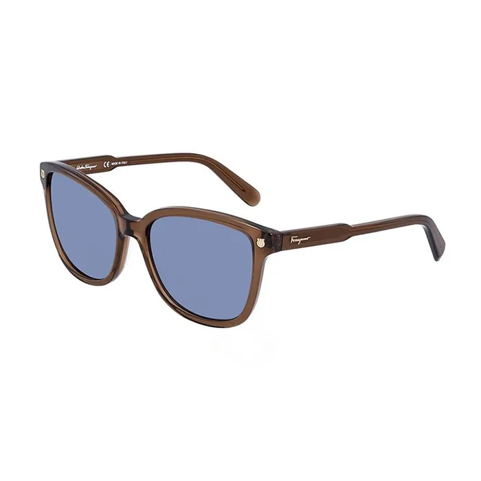 Kính Mát Salvatore Ferragamo Blue Square Sunglasses SF815S 210 56